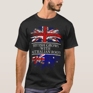 T-shirt Britanniques cultivés avec des racines australien