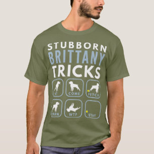 T-shirt Britanniques têtus Spaniel Tricks - Entraînement