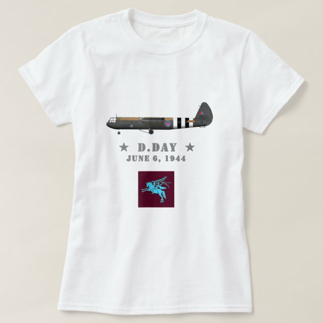 T-shirt British 6th Airborne Horsa 2ÈME GUERRE MONDIALE D  (Design devant)