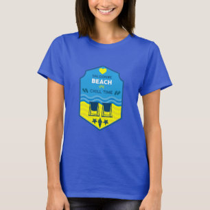 T-shirt British Beach Theme Gift
