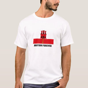 T-shirt British Forever de Gibraltar