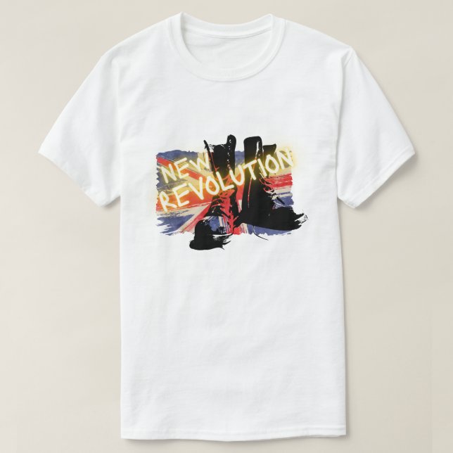 T-shirt British Punk Flag (Design devant)