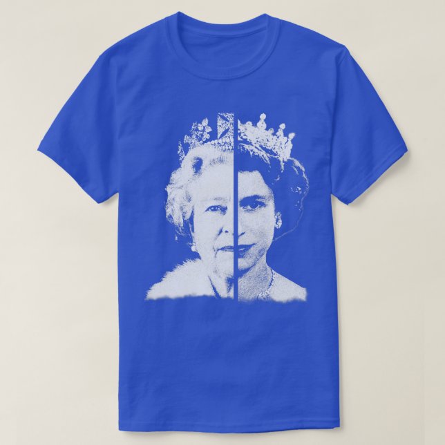 T-shirt British Queens Platinum Jubilee (Design devant)