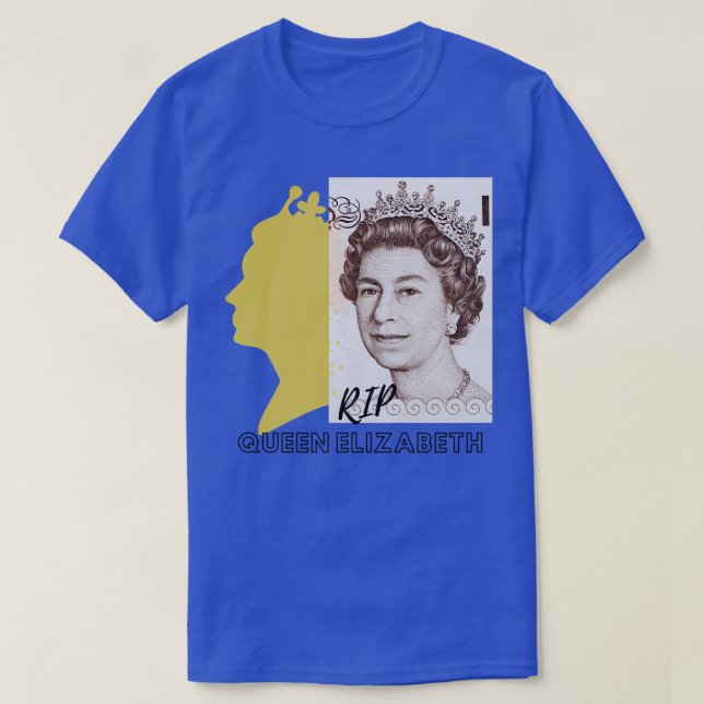 T-shirt British Queens Platinum Jubilee (Design devant)