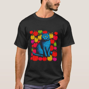T-shirt British Shorthair Cat Art Abstrait