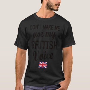 T-shirt British Voice Great Britain Drapeau British Roots