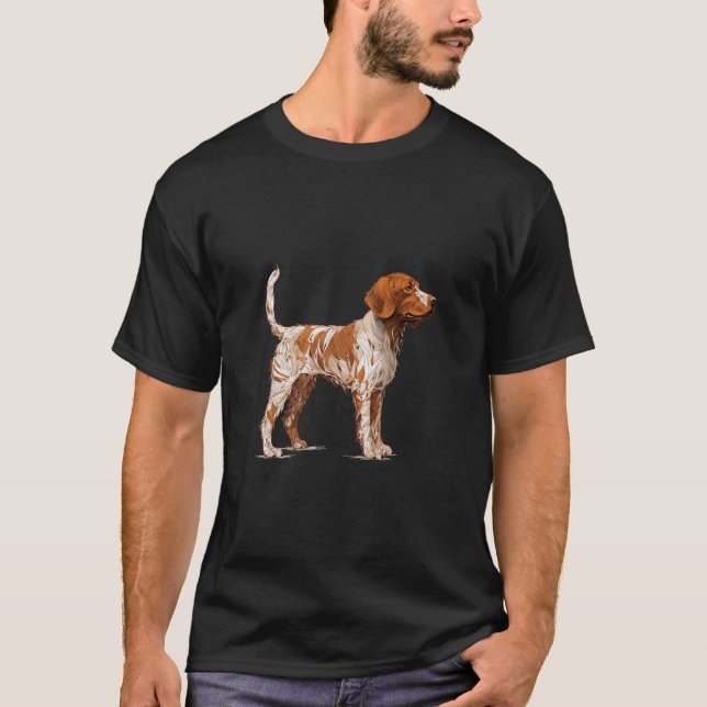 T-shirt Brittany Spaniel Dog Pour Les Amoureux de les chie (Devant)