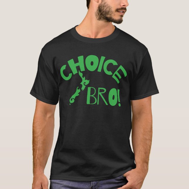 T-shirt Bro bien choisi (carte de la Nouvelle Zélande de (Devant)