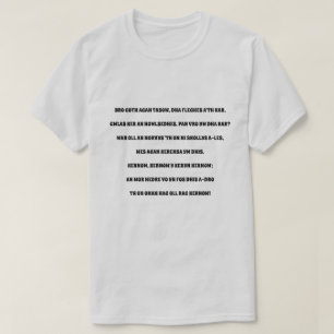 T-shirt  Bro Goth agan Tasow, l'hymne cornique