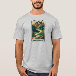 T-shirt Broad River Caroline du Nord Caroline du Sud Color