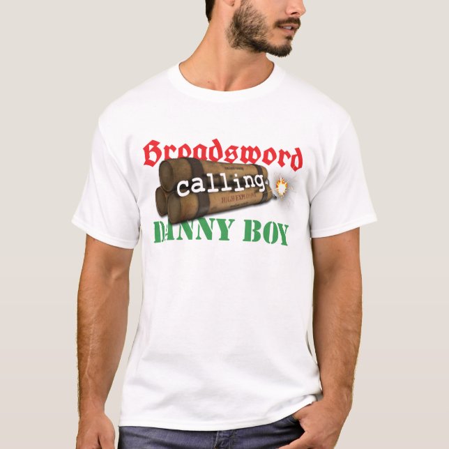 T-shirt Broadsword appelle le garçon de Danny (Devant)
