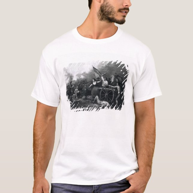 T-shirt Broc de poule à la bataille de Monmouth (Devant)