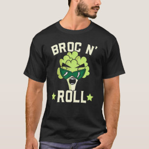 T-shirt Broc N'Roll Broccoli Vegetable Vegetable Végétal s