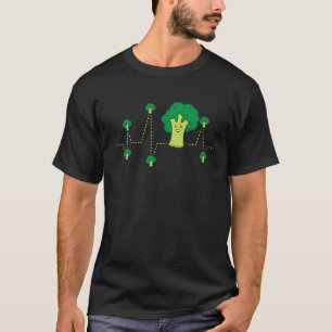 T-shirt Broccoli Heartbeat Top Vegetable