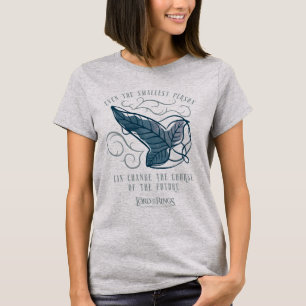 T-shirt Broche elfique de la Communauté Citation Graphique