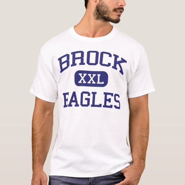T-shirt Brock - Eagles - lycée de Brock - Brock le Texas (Devant)