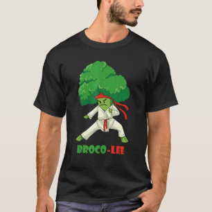 T-shirt Broco Lee Vegetarian Broccoli Karate