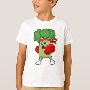 T-shirt Brocoli à la boîte avec gants de boxe