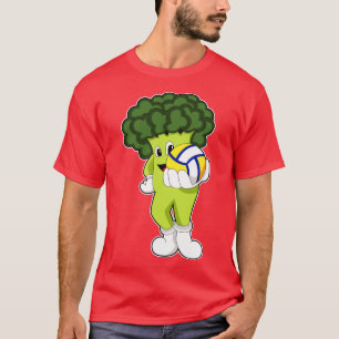 T-shirt Brocoli aux sports de volleyball