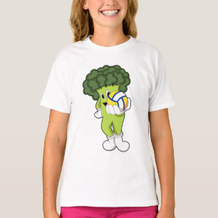 T-shirt Brocoli aux sports de volleyball