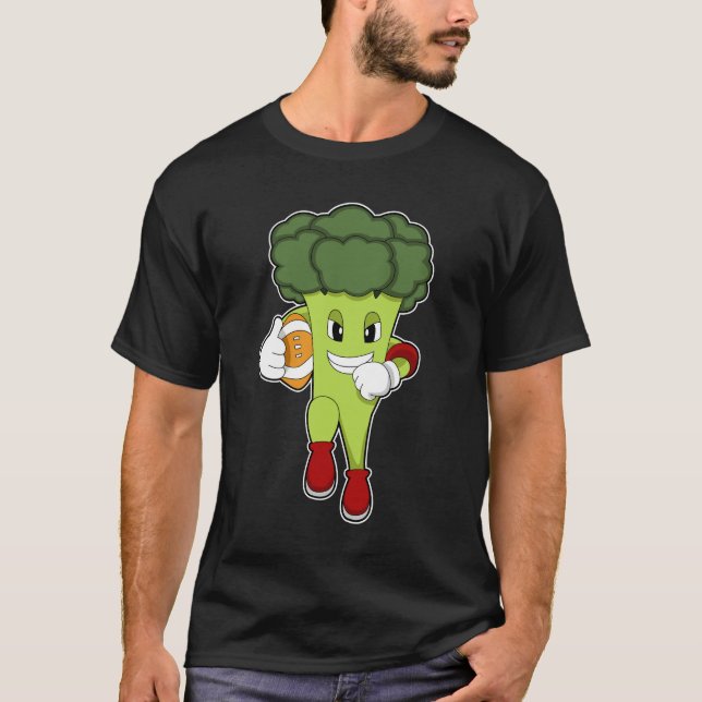 T-shirt Brocoli dans le football (Devant)