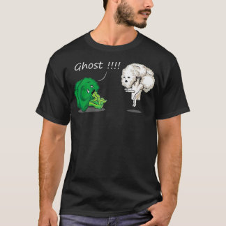 T-shirt Brocoli effrayé drôle par Ghost Cauliflower Funny