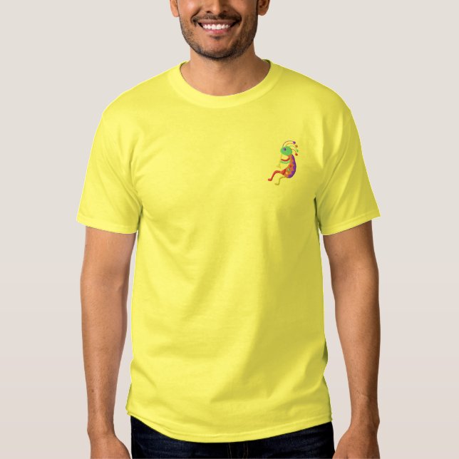 T-shirt Brodé Kokopelli (Devant)