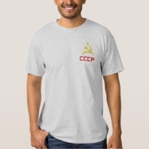T-shirt brodé de CCCP