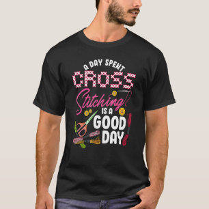 T-shirt Brodery Hoops Projets Un Jour Passé Cross Stitch