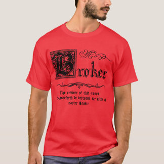 T-shirt Broker maître médiéval