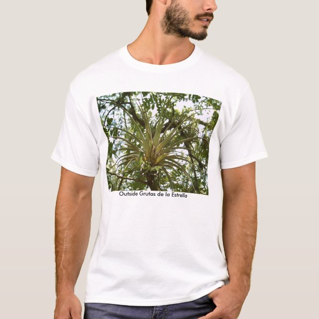 T-shirt Bromeliad en dehors de La Estrella de Grutas De (Devant)