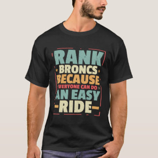 T-shirt Bronc Riding Cowboy Western Rodeo Bull Rid