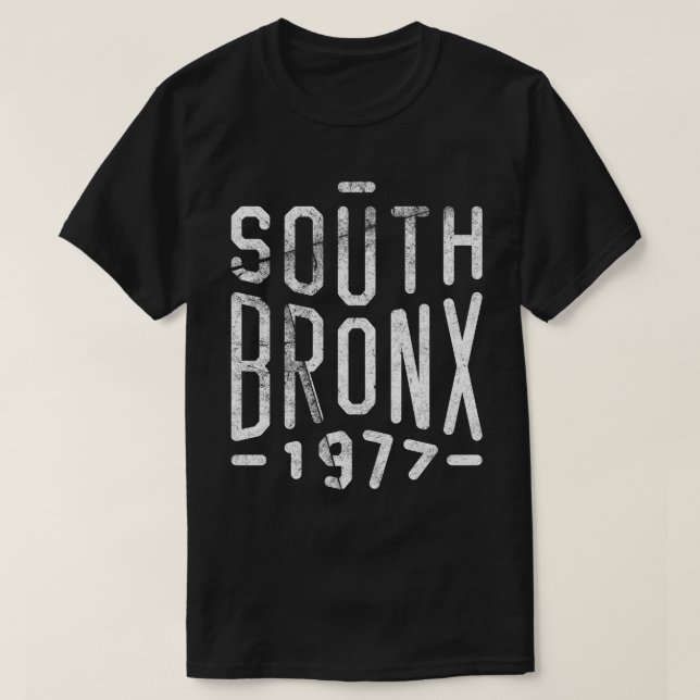 T-shirt Bronx du sud 1977 (Design devant)