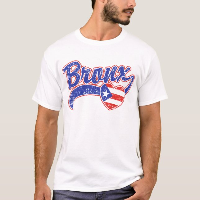 T-shirt Bronx Puerto Rican (Devant)