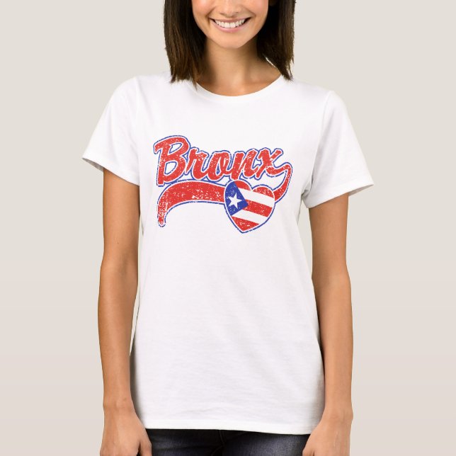 T-shirt Bronx Puerto Rican (Devant)