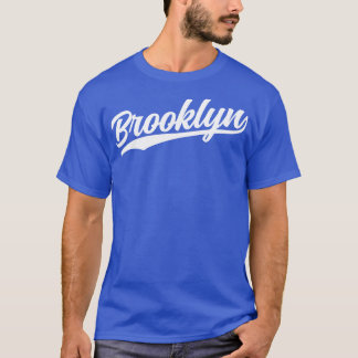 T-shirt Brooklyn Cursive White