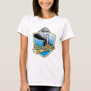 T-shirt Brooklyn Design Gold