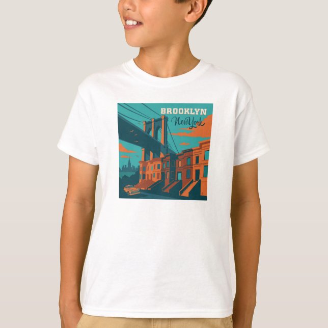 T-shirt Brooklyn New York (Devant)