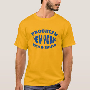 T-shirt Brooklyn New York Né et élevé