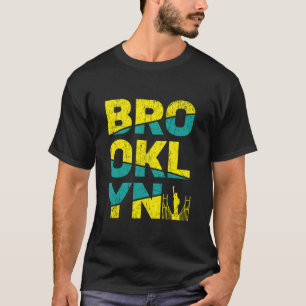 T-shirt Brooklyn New York State New Yorker USA America Uni