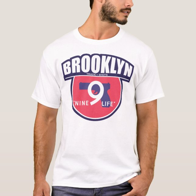 T-SHIRT BROOKLYN-NINE-LIFE (Devant)