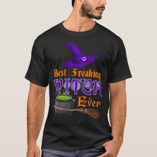 T-SHIRT BROOMHILDA WITCH HALLOWELE MEILLEUR SORT DE TÉMOIN