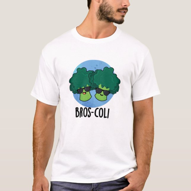 T-shirt Bros-coli Fantaisie Veggie Brocoli Pun (Devant)