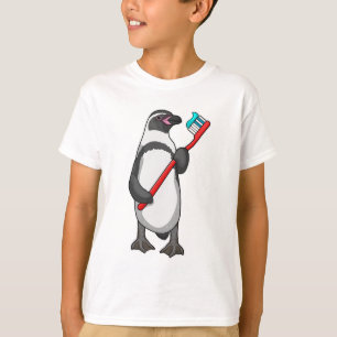 T-shirt Brosse à dent de pingouin