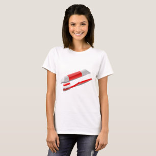T-shirt Brosse à dents et dentifrice
