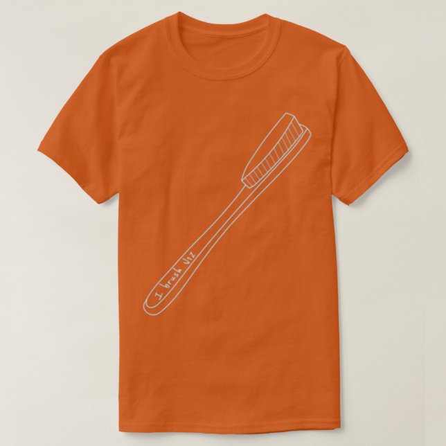 T-shirt Brosse à Escalade V12 Blanc (Design devant)