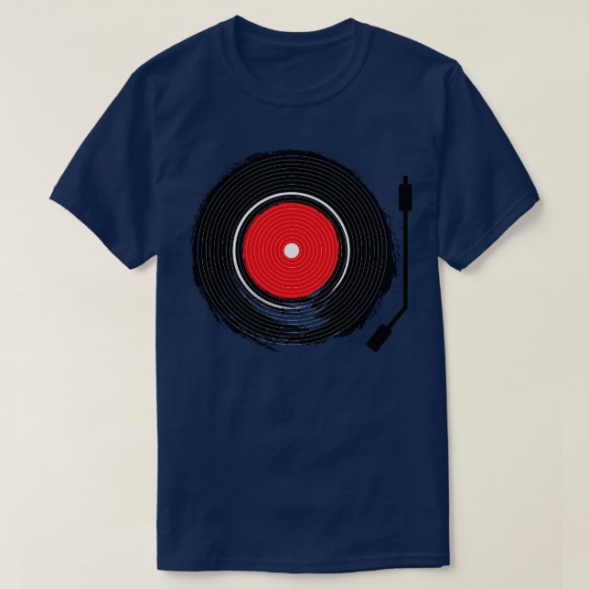 T-shirt Brosse de vinyle (Design devant)