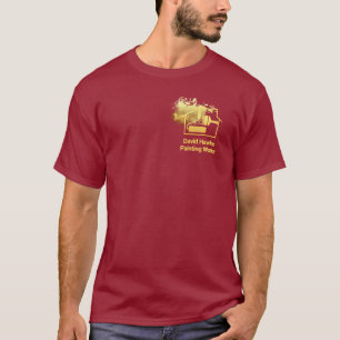 T-shirt Brosse d'or mobile Accueil Paint Splatter