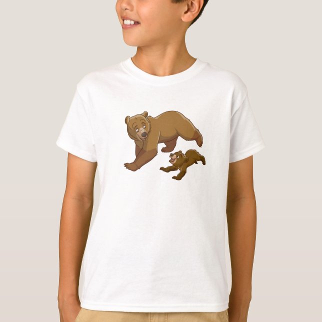 T-shirt Brother Bear Kenai et Koda qui font tourner Disney (Devant)