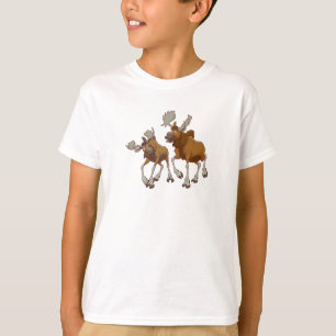 T-shirt Brother Bear Rutt and Tuke walking Disney